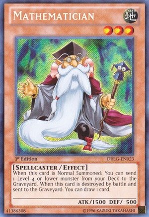 Yu-Gi-Oh! - Mathematician (DRLG-EN023) - Dragons of Legend - 1st Edition - Secret Rare