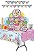 Shopkins Ultimate Birthday Party Supplies Decoration Bundle 8 Guest - 168 Pieces