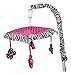 Musical Mobile for Hot Pink Zebra Baby Bedding Set