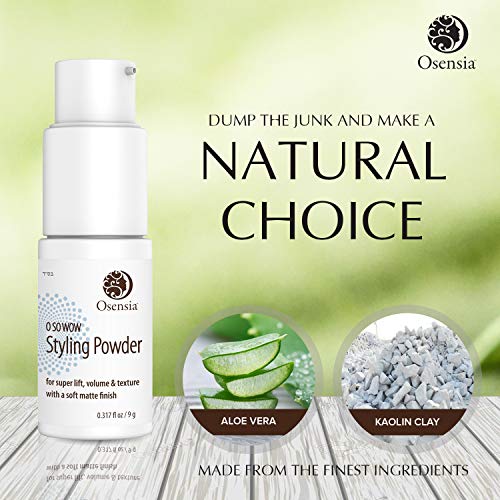 Premium Hair Volume Powder Dry Shampoo by Osensia Volumizing