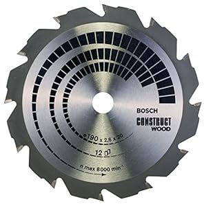 Image of Bosch 2608641201 Circular Saw Blade"Top Precision" Cwwoh 7.48inx20mm 12T