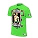 WWE John Cena T-shirt , Cap , Sweatbands strong Wristbands 5 Piece Set Wrist RAW (XS, green)