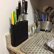 Amazon Com Bodum Bistro Universal Knife Block Black Home Kitchen