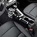 KMMOTORS Coin Box Console Organizer - Black Side Pocket Seat Gap Filler With Cupholder (Black, Driver side, with Cupholder)