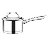 P&P CHEF 1 Quart Saucepan with Lid Set, Stainless