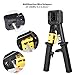 Crimp Stripper Tool,EletecPro Multifunction Wire Stripper Plier ratcheting RJ45 RJ11 RJ12 Crimp tool Crimping Stripping Cutting Pliers