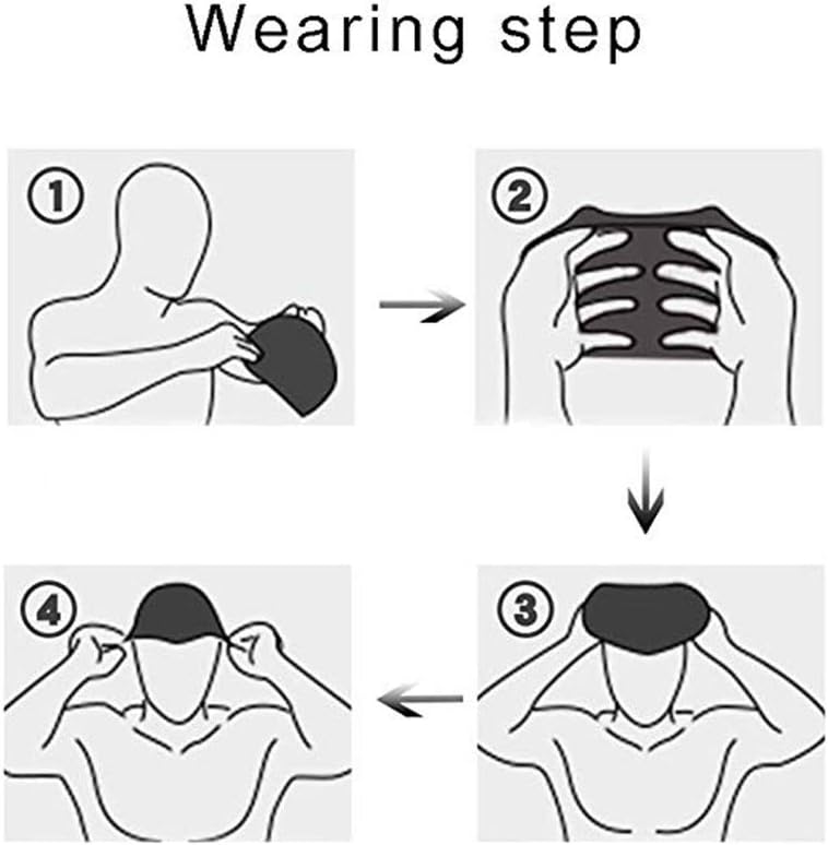 KAISIDA Silicone Swimming Cap, Swim Caps Bathing Cap to Keep Your Hair