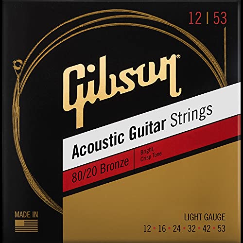 Gibson/SAG-BRW12 80/20 Bronze Acoustic Guitar Strings 12-53 Light ギブソン商品画像