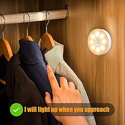 Electight 3 Pack Motion Sensor Light, 8 LEDs