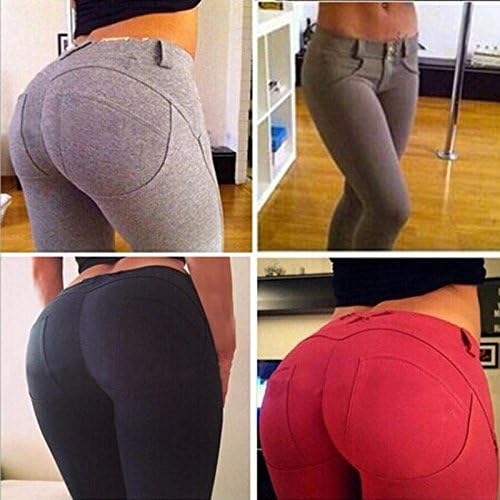 High Waist Slim Skinny Women Leggings Stretchy Pants Jeggings Pencil Pants