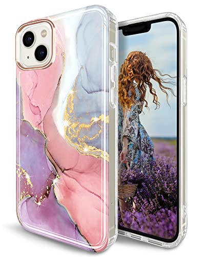 JIAXIUFEN Cover iPhone 14 Custodia Marmo Design Silicone... en promo sur Amazon