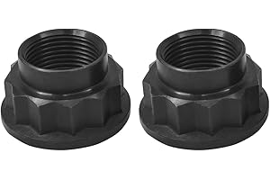 Mysttoo 2PCS Front Wheel Axle Shaft Nut Hub Driveshaft Nuts Compatible with Toyota Lexus Scion OEM 90177-22001 90080-17238