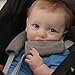 Travel Bug Baby 2 Piece Car Seat Strap Cover Teether Set (Grey)