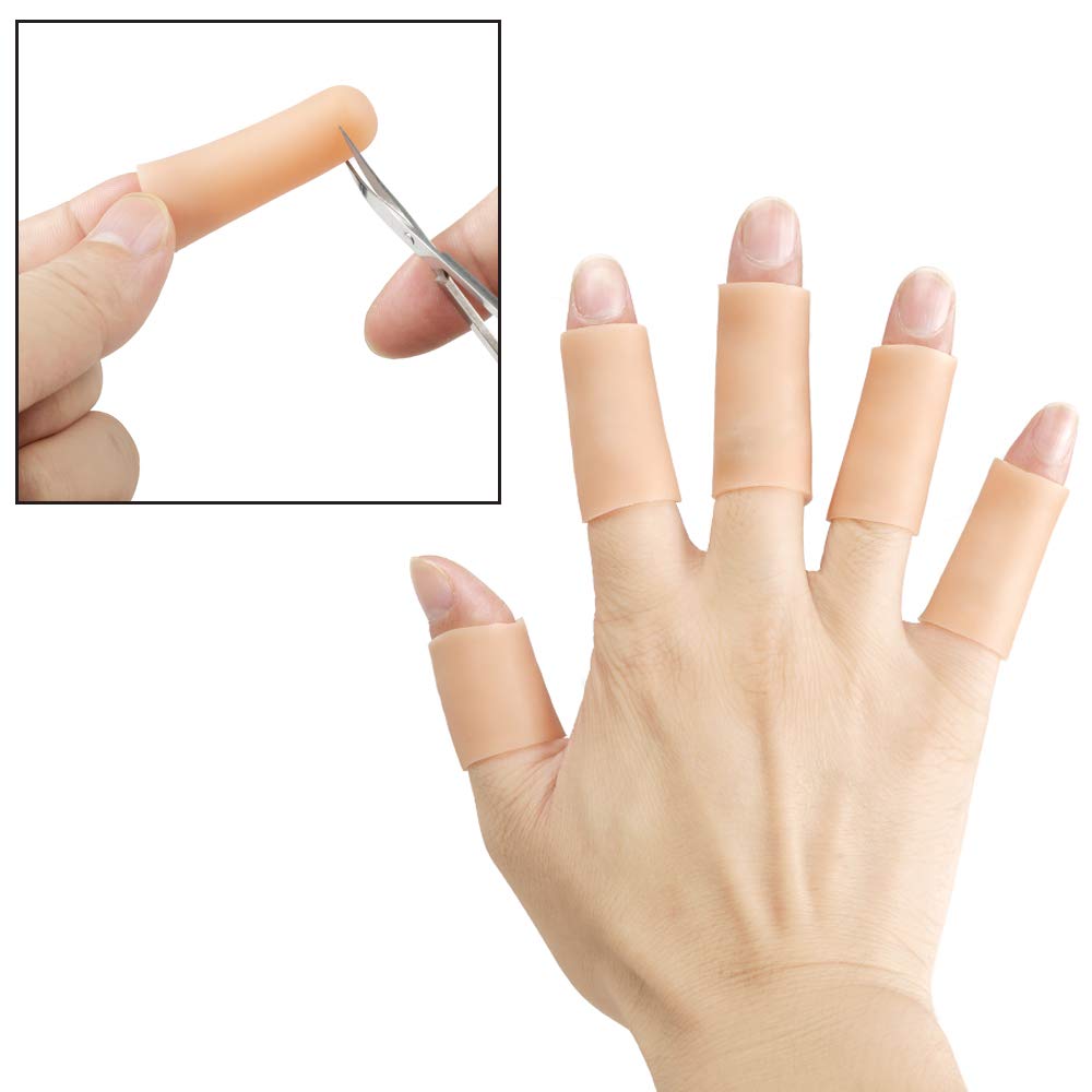 Finger Cot Gel Finger Protector Finger Brace Support Finger Gloves Waterproof Finger Eczema