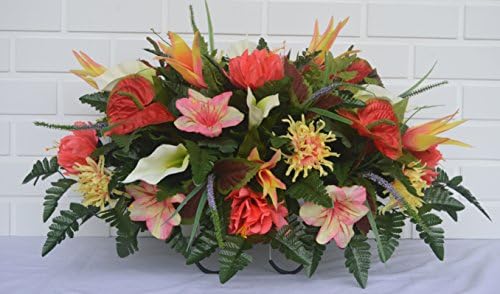 Amazon Com 3124 Mothers Day Cemetery Saddle Beautiful Spring Cemetery Arrangement Headstone Saddle Grave Tombstone Arrangement Cemetery Flowers Arts Crafts Sewing 3124 mothers day cemetery saddle beautiful spring cemetery arrangement headstone saddle grave tombstone arrangement cemetery flowers