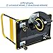 Goplus Folding Platform Cart, 660LBS Rolling Flatbed Cart Hand Platform Truck Push Dolly for Loading, Yellow