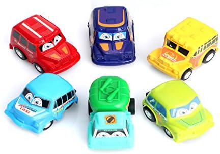 ONcemoRE Classic Boy&Girl Truck Vehicle Kids Child Toy Mini Small Pull Back Car 6pcs