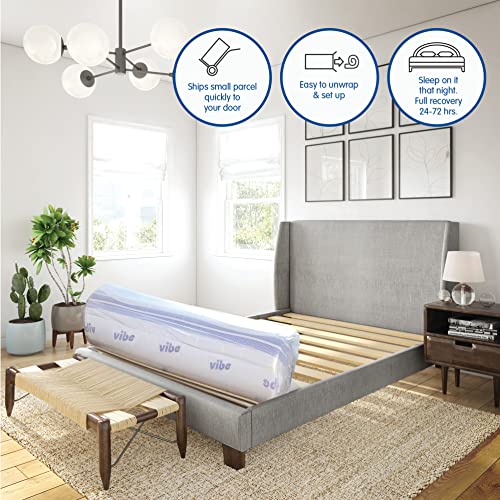 Vibe Gel Memory Foam Mattress, 12Inch CertiPURUS Certified BedinaBox, King, White Pricepulse
