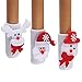 LimBridge 16pcs Christmas Chair Socks, Elastic Chair Leg Feet Floor Protectors Covers Set, Fit Girth from 4