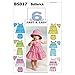 BUTTERICK PATTERNS B5017 Infants' Top, Dress, Panties, Shorts, Pants and Hat