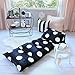 Butterfly Craze Floor Lounger Cover – Inflatable Air Bed, Floor Mattress or Bean Bag Chair Alternative. Black and White Polka Dot Pattern Makes it Fun and Stylish. Pillow Bed Cover Only!