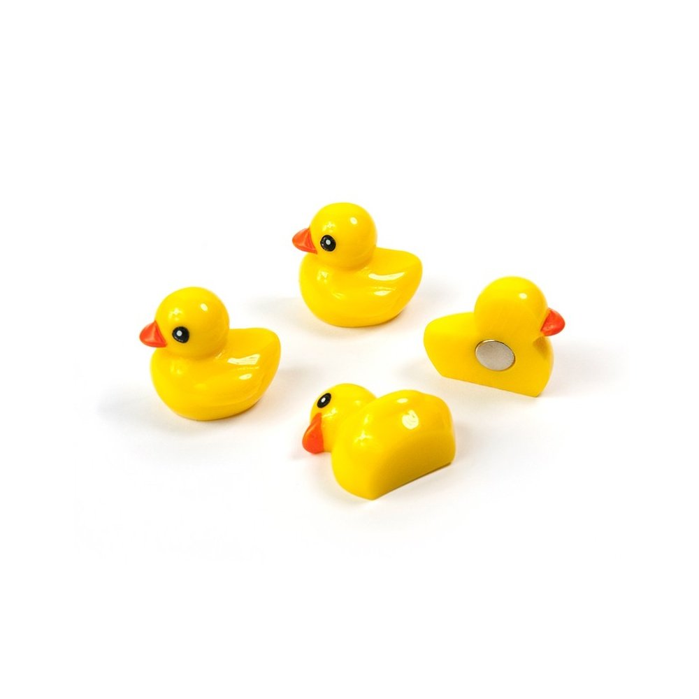 FIRST4MAGNETS Assorted Popular Shape Office Magnets-Ducky (1 Set of 4)