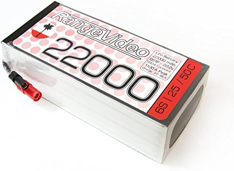 RVPOWER 22000 mAh 22.2V 25C 6S1P LiPo battery pack for DJI S1000 Octocopter and other UAVs (Power Connector XT150/AS150)