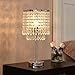 POPILION Creative Fashion Design Bedroom Bedside Crystal Table Lamp,Hand Picked Crystal
