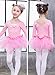 Toddler Ballet Tutu Skirt Long Sleeve Dancing Outfit Gymnastics Leotard for Latin Sumba Lumba