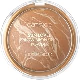 Catrice Sun Lover Glow Bronzing Powder Shimmery 8g Baked Marble Texture view 2