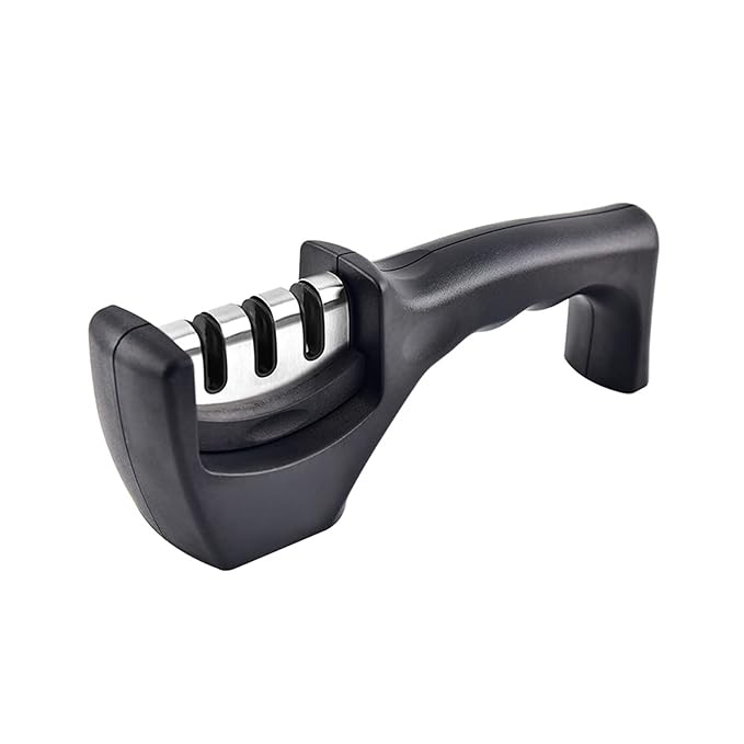 3Stage Kitchen Knife Sharpener Detachable Head Manual Handheld Pull