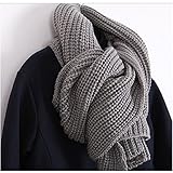 Women Men Winter Thick Cable Knit Wrap Chunky Warm Scarf All Colors