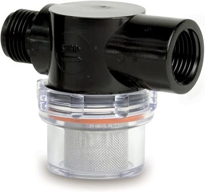 Shurflo 15-085-00 255-313 Twist-On Water Strainer 1/2 Inlet Multicoloured