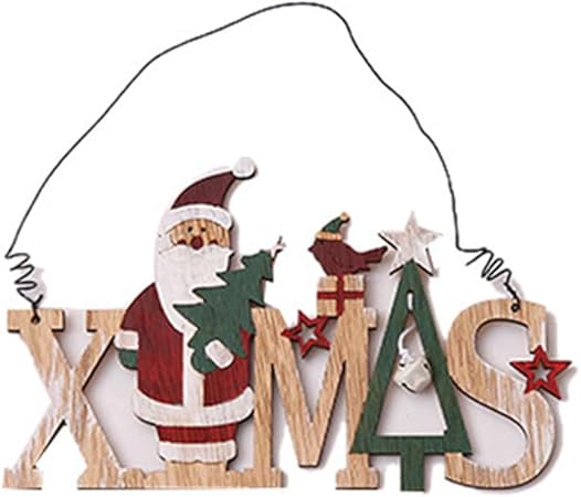 Decorazioni Natalizie Immagini.Cartelli In Legno Per Appendere Le Decorazioni Natalizie Ciondolo Da Parete Natalizio Albero Di Natale Decorazione Appesa Xmas Incantevole Per Decorazioni Per Porte Finestre A Parete Amazon It Casa E Cucina