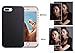 iPhone 7 Plus Case, iPhone 8 Plus Case, Wellerly LED Illuminated Selfie Light Cell Phone Case Cover [Rechargeable] Light Up Luminous Selfie Flashlight Case for iPhone 7 / 8 Plus 5.5inch (Black)