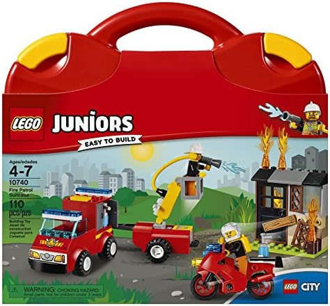 lego juniors fire patrol suitcase 10740