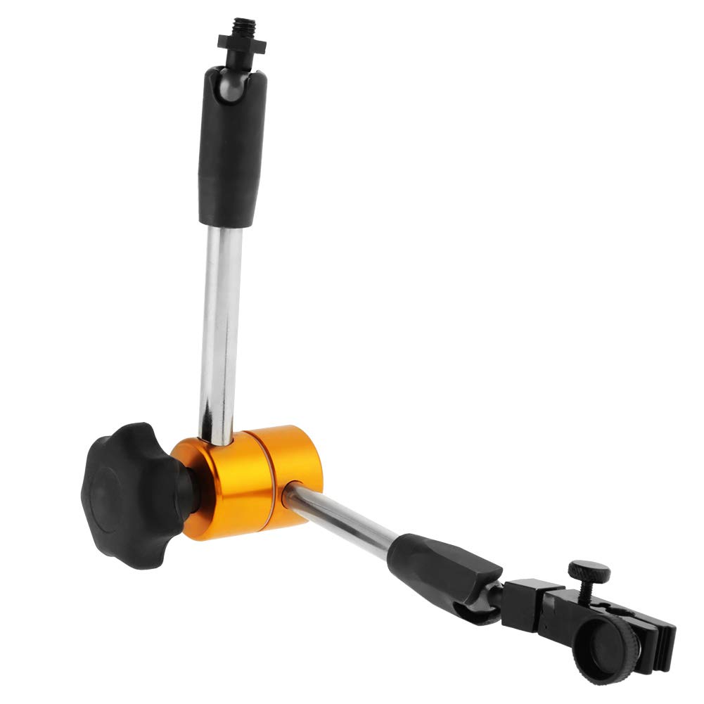 Universal Magnetic Base Holder, Adjustable Universal Magnetic Base Holder Flexible Stand for Dial Test Indicator Used in Machining, Workpiece Measurement, Equipment Calibration
