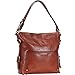 Banuce Trendy Full Grains Italian Hobo Bags for Women Leather Purses and Handbags Shoulder Bag with Convertible Strap Brown