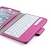 Keyboard Case for iPad Mini 3 2 1, BESTEK Bluetooth Wireless Keyboard with Case+Cover+Stand, Rechargeable, Removable, Pink