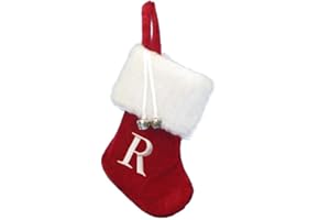 KURT S. ADLER Monogrammed "R" Miniature Stocking