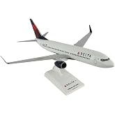 Sky Marks Delta 737-800 1/130 Collectible Airplane Model | Daron Officially Licensed, 1:130 Scale Replica, Snap-Fit, Display Stand, injection-molded