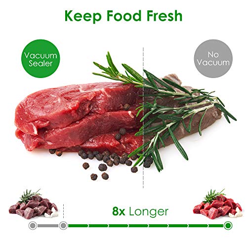 Vacuum Sealer Blusmart 80Kpa Food Sealer Machine Automatic Air Sealing