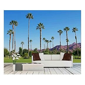 Wall Mural Tropical Rainforest Removable Self-Adhesive Large Wallpaper (66"x96", Tropical Landscape)