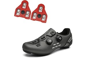 Migoldhot Womens Cycling Shoes Compatible Peloton Bike Delta Cleat Road Cycling Shoes 2 Or 3 Bolts Bicycle Shoes with Cleats