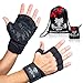 Fitness Gloves for Weightlifting, CrossFit – Black Workout Gloves with Wrist Support & Full Palm Protection for Men &Women – Hand Protection for Lifting, Workouts, & Cross Training (Black, Medium)