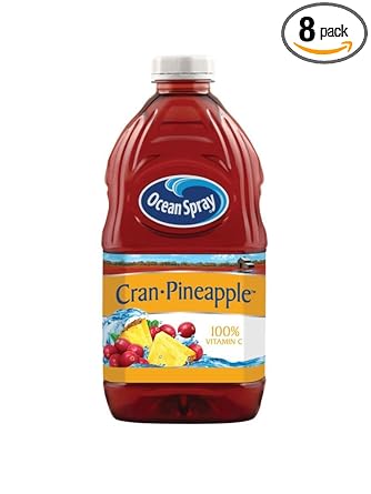 Amazon Com Ocean Spray Cran Pineapple Juice Drink 64 Ounce Bottles Pack Of 8 Grocery Gourmet Food