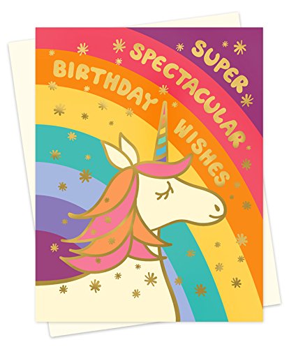 Night Owl Paper Goods Gold Foil Embellished Birthday Card
