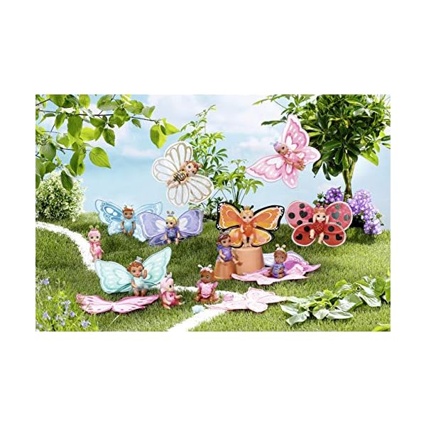 Zapf Creation 904336 BABY born Surprise Babies 5 - kleine Schmetterlingspüppchen mit Trink- und Pipi-Funktion, magischer… – Bild 6