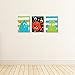 Big Dot of Happiness Monster Bash - Nursery Wall Art and Kids Room Decorations - 7.5 x 10 inches - Set of 3 Prints