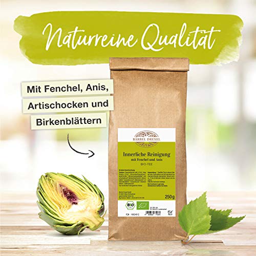 Kräutertee-Mischung Innerliche Reinigung (250g) mit Mariendistel, Fenchel, Anis, Zitronenmelisse und weiteren Kräutern… – Bild 3